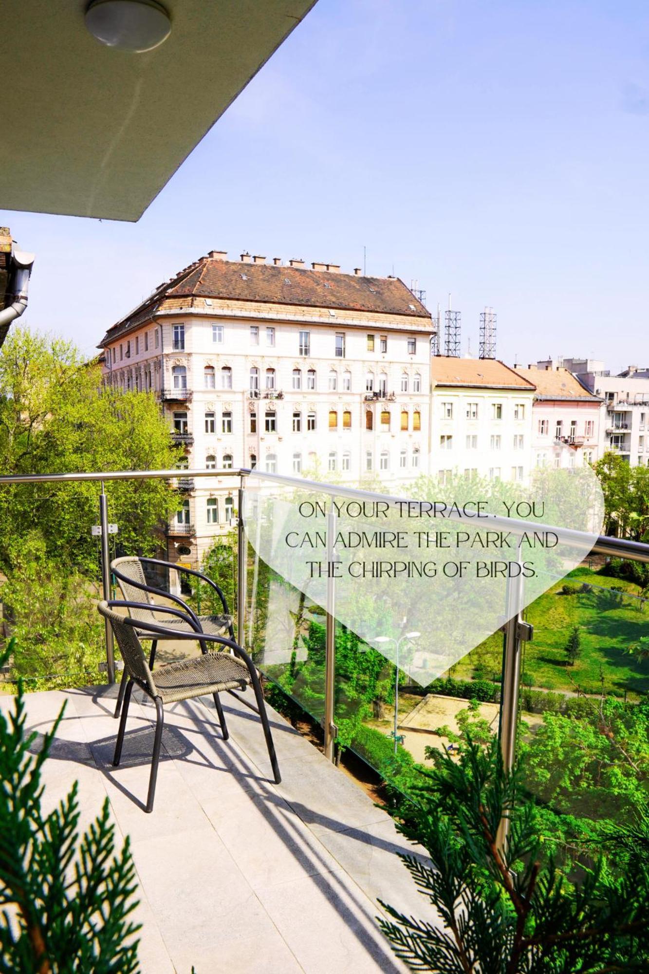 Matyas Corner Apartments Green Square Apartment Budapest Værelse billede